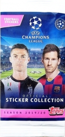 Figurinhas UEFA Champions League 2019/20 - Envelope c/ 5 stickers