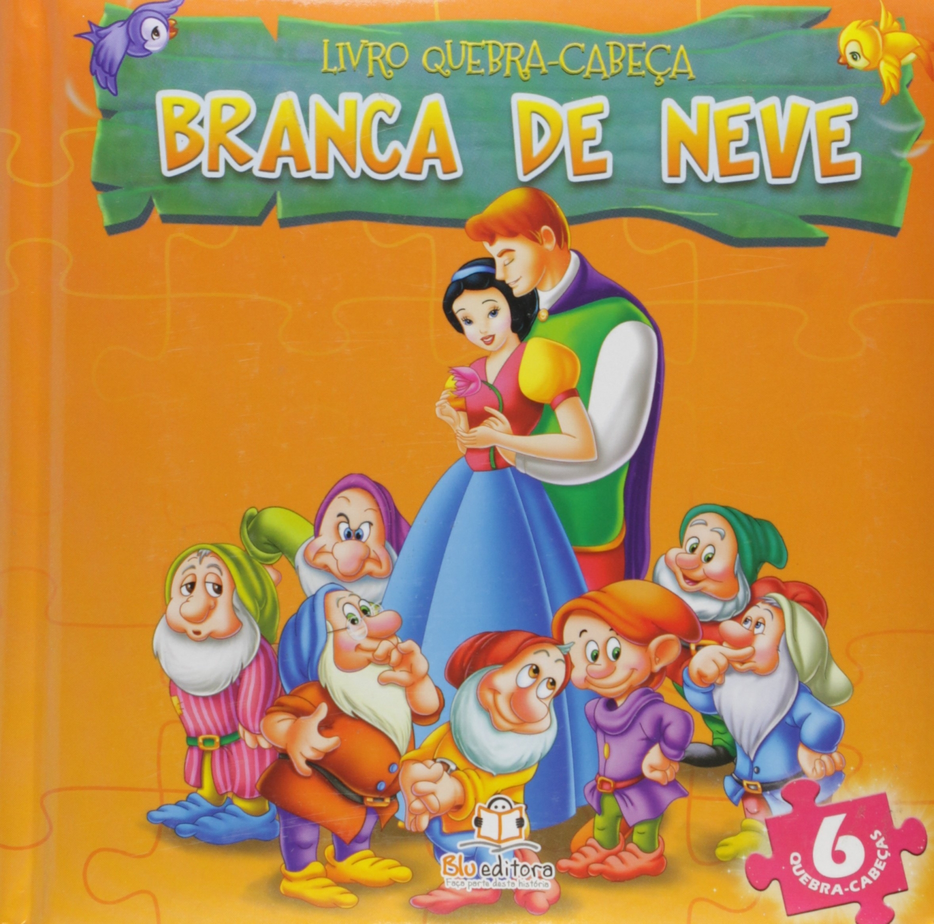 Livro quebra-cabeça: Branca de Neve - Aquarela Livros