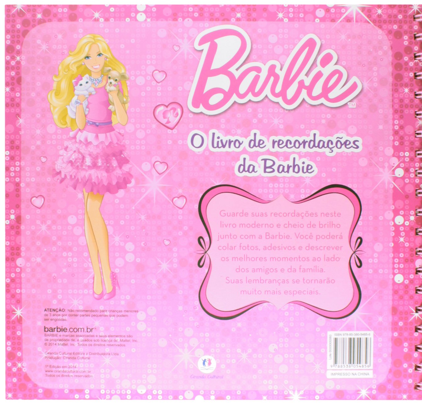 Barbie - A princesa e a pop star, de Ciranda Cultural. Série A princesa e a  pop star Ciranda Cultural Editora E Distribuidora Ltda., capa dura em  português, 2014