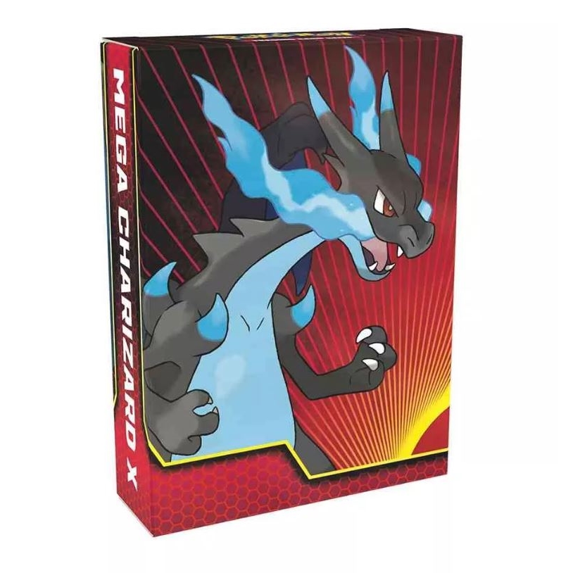 Box Pokémon: Mega Charizard X Mega Balastoise - Copag