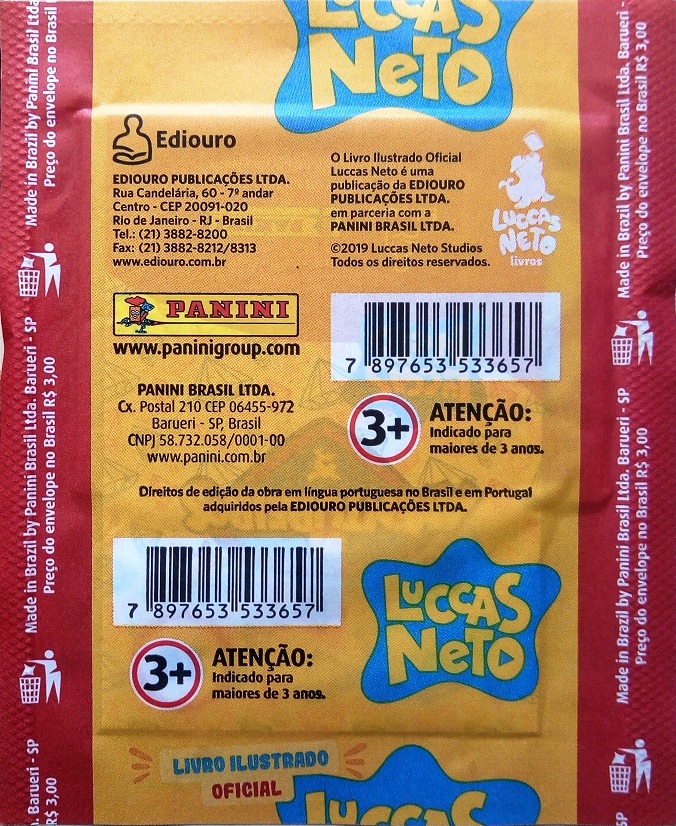 O NOVO ÁLBUM DE FIGURINHAS DO LUCCAS NETO E OS AVENTUREIROS