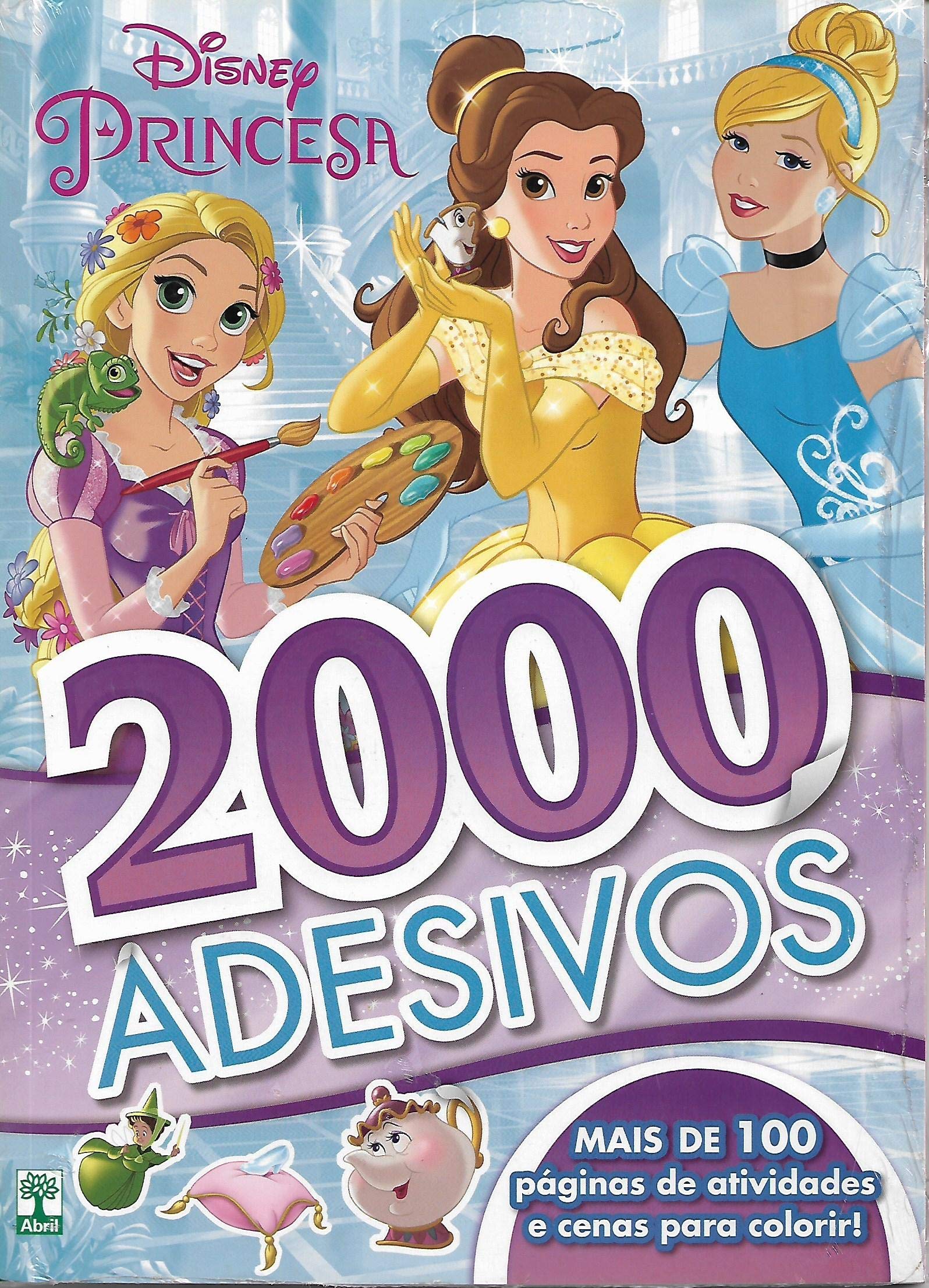 Kit 6 Revistas De Colorir Pintar Atividades Pincesas Disney