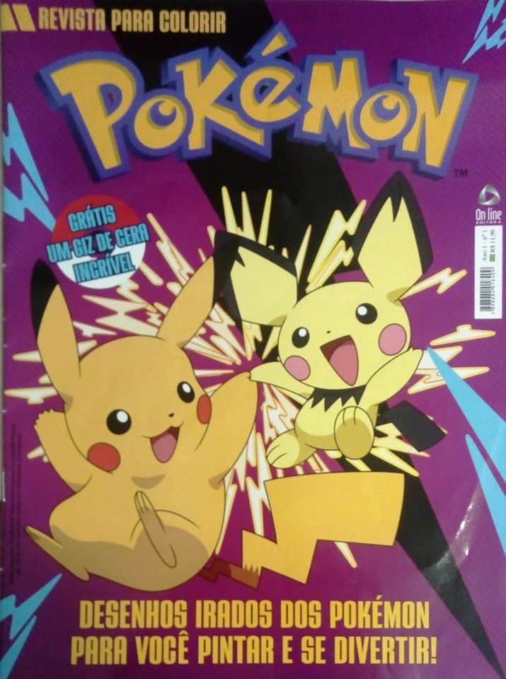 Revista para Colorir - Pokémon