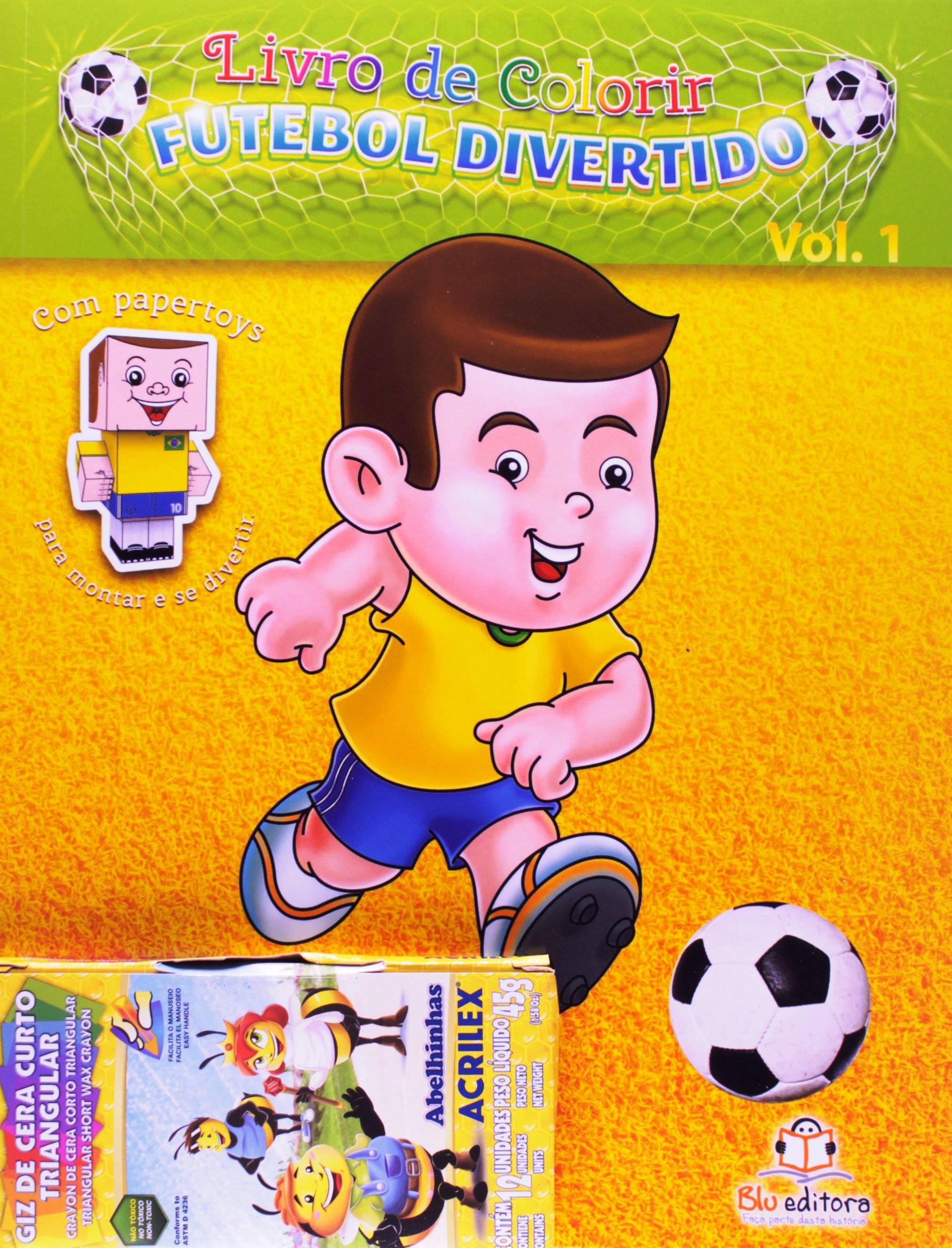 Livro de colorir Futebol Divertido: Vol. 4