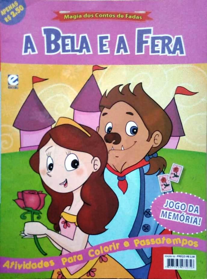 A Bela e a Fera jogo da memória