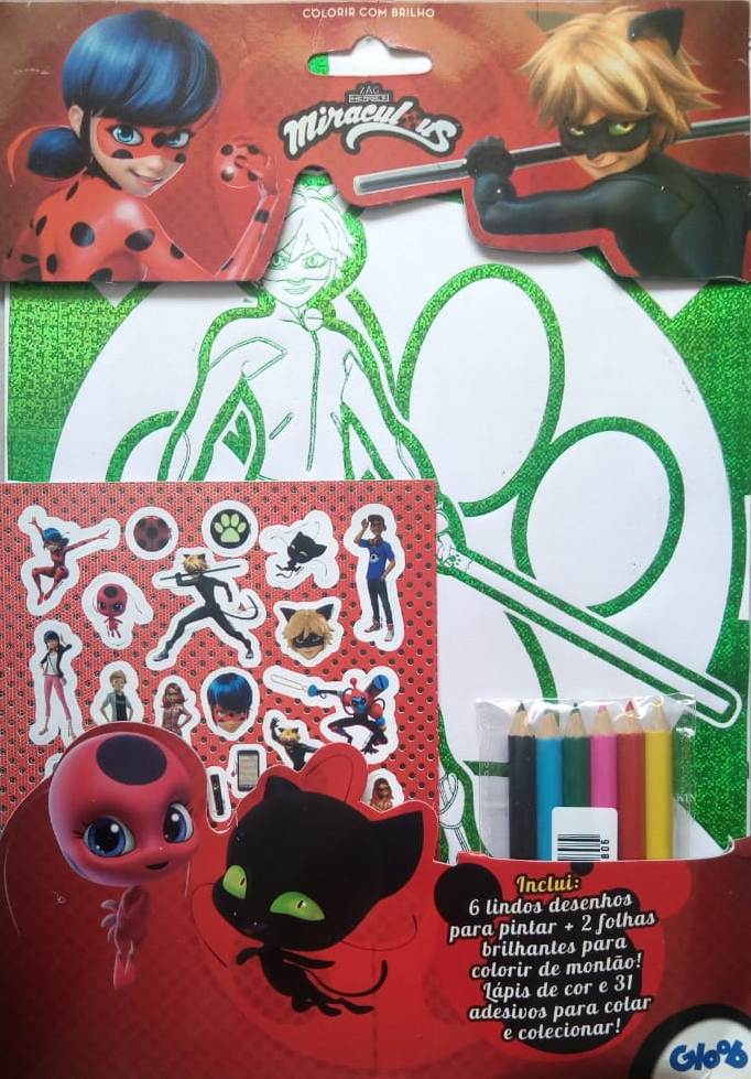 Adesivo para Porta Infantil Miraculous Ladybug