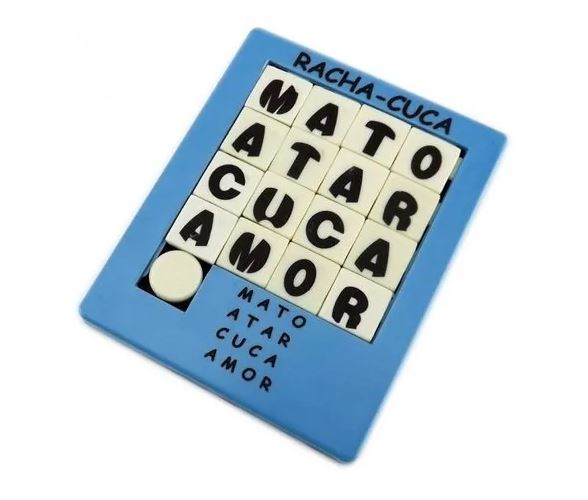 Racha Cuca - Jogo Quebra Cabeça LETRAS - Kit com 3