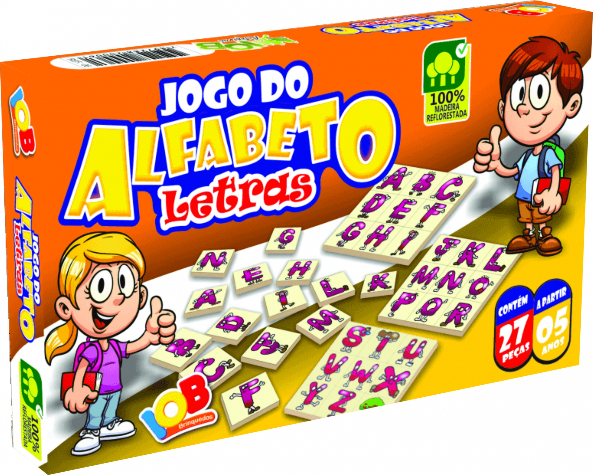 Jogo Do Alfabeto A a Z 27 Pecas +5 Anos IOB – Papelaria Pigmeu