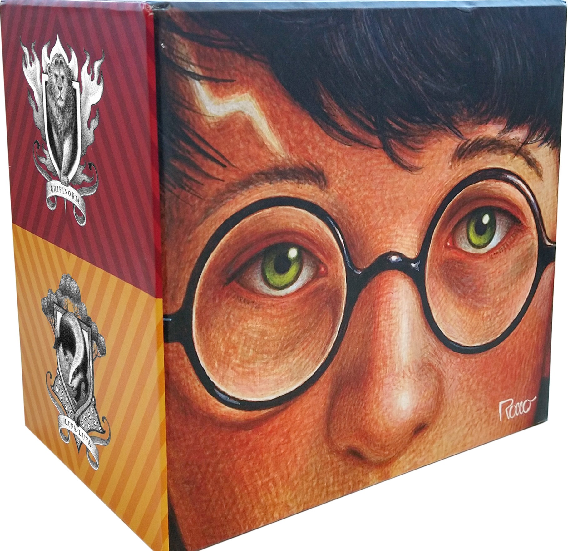 10 Quadros Harry Potter + 20 Feitiços + Placa Harry