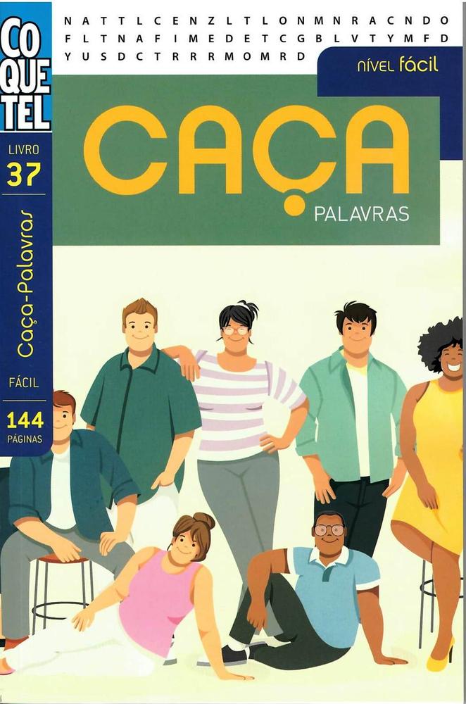 Coquetel: Caça palavras: Livro 37 - Nível fácil