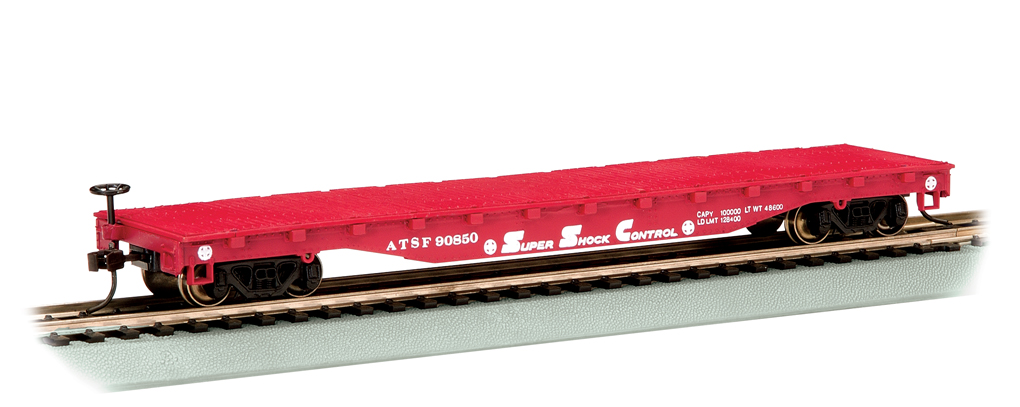 Bachmann HO 52 Flat Car Santa Fe 17302