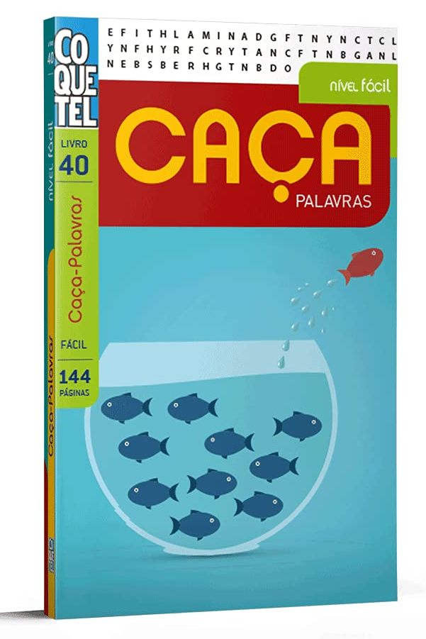 COQUETEL - CAÇA PALAVRAS - FACIL-MEDIO-DIFICIL - LIVRO 2