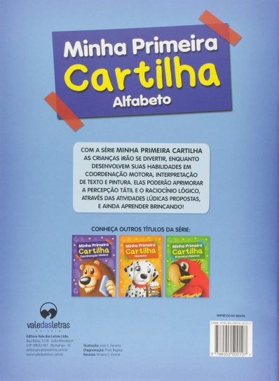 Alfabeto Minha Primeira Cartilha