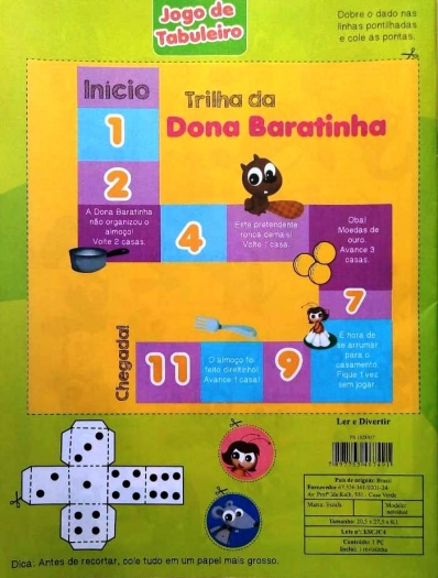 O Casamento Da Dona Baratinha Revistinha Col Ler E Divertir F Bulas