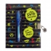 Meu livro secreto - Preto com caneta mágica luz de neon