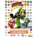 Mickey: Aventuras sobre rodas - 500 adesivos, atividades e desenhos para colorir