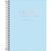 Agenda planner espiral happy Azul 2021 - Tilibra
