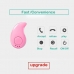 Fone de ouvido mini S530 sem fio com bluetooth - Rosa