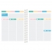 Planner espiral fluor mix soft 2022 - Foroni