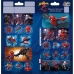Cartela de adesivos decorados spider-man - Grafons
