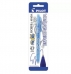 Caneta esferográfica 0.7mm escreve e apaga frixion ball azul blister