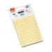 Bloco adesivo smart notes pautado pastel 76x120mm 100fls - BRW