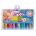 Giz de cera retrátil twist jumbo 12 cores - Tris