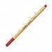 Caneta hidrográfica fine 0.4mm point 88/40 vermelho - Stabilo