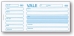 Bloco de vale com canhoto 160x70mm 50 fls - Tilibra