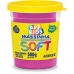 Pote de massinha de modelar soft 500g rosa - Acrilex