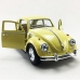 Miniatura fusca 1967 classic amarelo - Escala 1:32