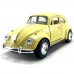 Miniatura fusca 1967 classic amarelo - Escala 1:32