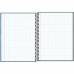 Caderno universitário quadriculado 1x1 96 fls 7x7mm zip cores