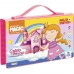Maleta de pintura infantil - Estojo escolar 42 peças - Princesas