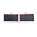 Mini prendedor lousa liso 6 un - rosa