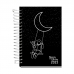 Agenda espiral anual black on white lua 168 fls 100x150mm 2023