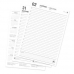 Agenda costurada executiva mini new classic 336 fls 102x139mm 2023