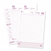 Agenda costurada executiva mini rosa bubble 336 fls 102x139mm 2023