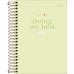 Agenda espiral diária happy cores 176 fls 140x200mm 2023
