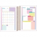 Agenda espiral diária happy cores 176 fls 140x200mm 2023