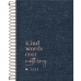 Agenda espiral diária executiva cambridge denim 176 fls 140x200 mm 2023