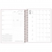 Agenda espiral diária executiva feminina vanilla 176 fls 177x240mm 2023