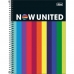 Caderno capa dura universitário 1x1 80 fls 200x275mm Now United