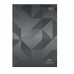 Caderno capa dura brochura aritmética quadriculado 96 fls 7x7mm zip