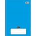 Caderno capa dura brochura linguagem 96 fls 140x200mm 1/4 azul D+