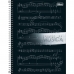 Caderno de música espiral capa dura 80 fls grande