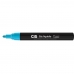 Giz líquido marcador multiuso azul neon luxor 2-3mm 6un