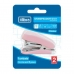 Grampeador mini G101 para 12 fls rosa 1 un blister