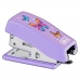 Grampeador mini para 12 fls com 830 grampos rosa 1 un blister