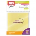 Bloco adesivo notinhas transparentes color holic 75x75mm 50 fls